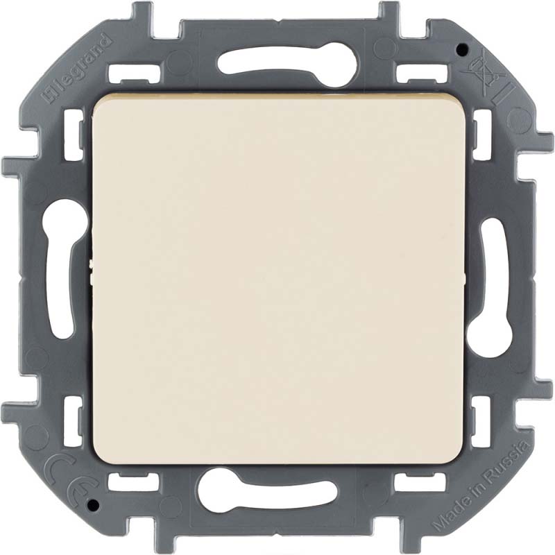1. 673601 Legrand Inspiria БЕЖ Выключатель 1-кл. (механизм) (20)