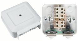 Коробка клеммная SE 102х100х37 (5х6мм, 380В, 40А) IP44 Коробка клеммная SE 102х100х37 (5х6мм, 380В, 40А) IP44