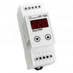 Vp-16A Реле напряжения DigiTOP 13A (max 16A) , Vp-16A Реле напряжения DigiTOP 13A (max 16A) ,