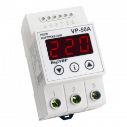 Vp-50A Реле напряжения DigiTOP 50A (max 60A), Vp-50A Реле напряжения DigiTOP 50A (max 60A),