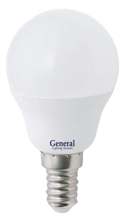 General ШАР G45 E14 8Вт 4500К 640Лм,