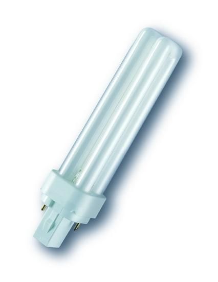 Лампа OSRAM DULUX D 18/840 2р G24d2 (2 штырька),