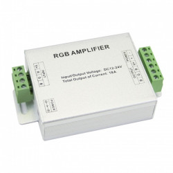 Усилитель для RGB General (12-24v, 216Вт., 18А) 105х65х23мм., Усилитель для RGB General (12-24v, 216Вт., 18А) 105х65х23мм.,