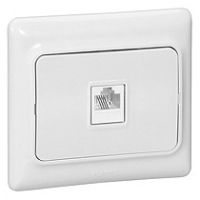 782114 Legrand Kaptika Бел. Розетка ТЛФ 1-я, 782114 Legrand Kaptika Бел. Розетка ТЛФ 1-я,