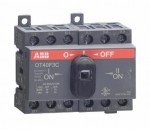 Реверсивный рубильник ОТ 40F3C до 40А 3П на DIN/без ручки "ABB" Реверсивный рубильник ОТ 40F3C до 40А 3П на DIN/без ручки "ABB"