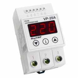 Vp-20A Реле напряжения DigiTOP 20A (max 30A) Vp-20A Реле напряжения DigiTOP 20A (max 30A)