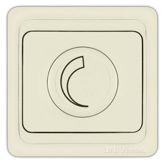 Диммер UNIVersal "Валери" с/п слоновая кость 3А 220В 500W ,