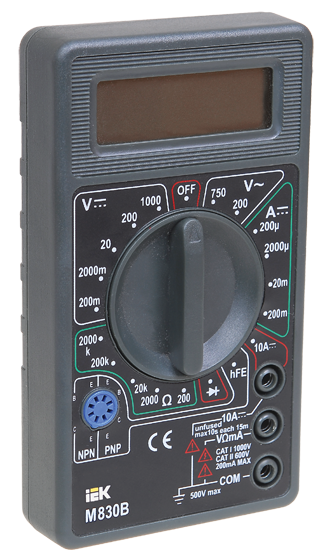 Мультиметр M830B Universal "IEK",