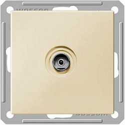 01. W59 SE Розетка TV одиночная 1dB, бежевая (мех.) RTS-151-2-86 (10), 01. W59 SE Розетка TV одиночная 1dB, бежевая (мех.) RTS-151-2-86 (10),