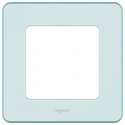 1. 673935 Legrand Inspiria Рамка 1х Мятный 1. 673935 Legrand Inspiria Рамка 1х Мятный
