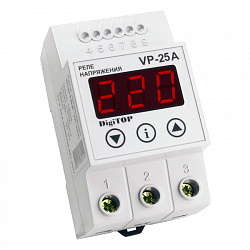 Vp-25A Реле напряжения DigiTOP 25A (max 32A), Vp-25A Реле напряжения DigiTOP 25A (max 32A),