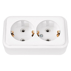 Bylectrica Розетка 2-я с з/к о/у РА16-261 (50) Bylectrica Розетка 2-я с з/к о/у РА16-261 (50)