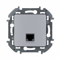 4. 673827 Legrand Inspiria Алюм. Розетка комп. RJ45 кат. 5е UTP. , 4. 673827 Legrand Inspiria Алюм. Розетка комп. RJ45 кат. 5е UTP. ,