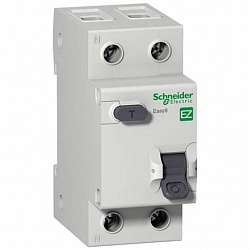 Выключатель дифференциальный 1-пол.+N 32А 30мА 4,5кА "С" Schneider Electric Easy9, Выключатель дифференциальный 1-пол.+N 32А 30мА 4,5кА "С" Schneider Electric Easy9,