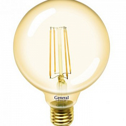 General G95 E27 8Вт 2700К 810Лм Филамент ЗОЛОТО (нитевидная), General G95 E27 8Вт 2700К 810Лм Филамент ЗОЛОТО (нитевидная),