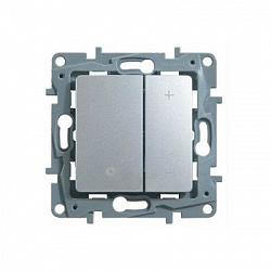 1672418 Legrand Etika Алюм. Диммер нажимной 400Вт., 1672418 Legrand Etika Алюм. Диммер нажимной 400Вт.,
