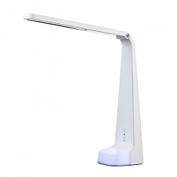 Светильник светодиодный, настольный 9Вт 5500К+RGB подсветка, 3 ур. яркости, 460Лм, белый General, Светильник светодиодный, настольный 9Вт 5500К+RGB подсветка, 3 ур. яркости, 460Лм, белый General,