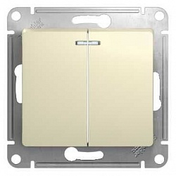 05. GSL000253 SE Выключатель 2 кл с подсветкой (мех.)(20), 05. GSL000253 SE Выключатель 2 кл с подсветкой (мех.)(20),