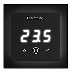 Терморегулятор Thermoreg TI-300 Easy touch Чёрный 16А Терморегулятор Thermoreg TI-300 Easy touch Чёрный 16А