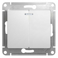 05. GSL000153 SE Выключатель 2 кл с подсветкой (мех.)(20), 05. GSL000153 SE Выключатель 2 кл с подсветкой (мех.)(20),