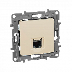 672341 Legrand Etika БЕЖ Розетка компьютерная RJ45, кат.5E (механизм) (10), 672341 Legrand Etika БЕЖ Розетка компьютерная RJ45, кат.5E (механизм) (10),