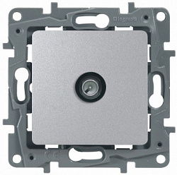 672463 Legrand Etika Алюм. Розетка TV проходная (механизм) (10), 672463 Legrand Etika Алюм. Розетка TV проходная (механизм) (10),