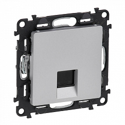 753640 Valena LIFE Алюм. Розетка комп. RJ45 кат. 5е UTP., 753640 Valena LIFE Алюм. Розетка комп. RJ45 кат. 5е UTP.,